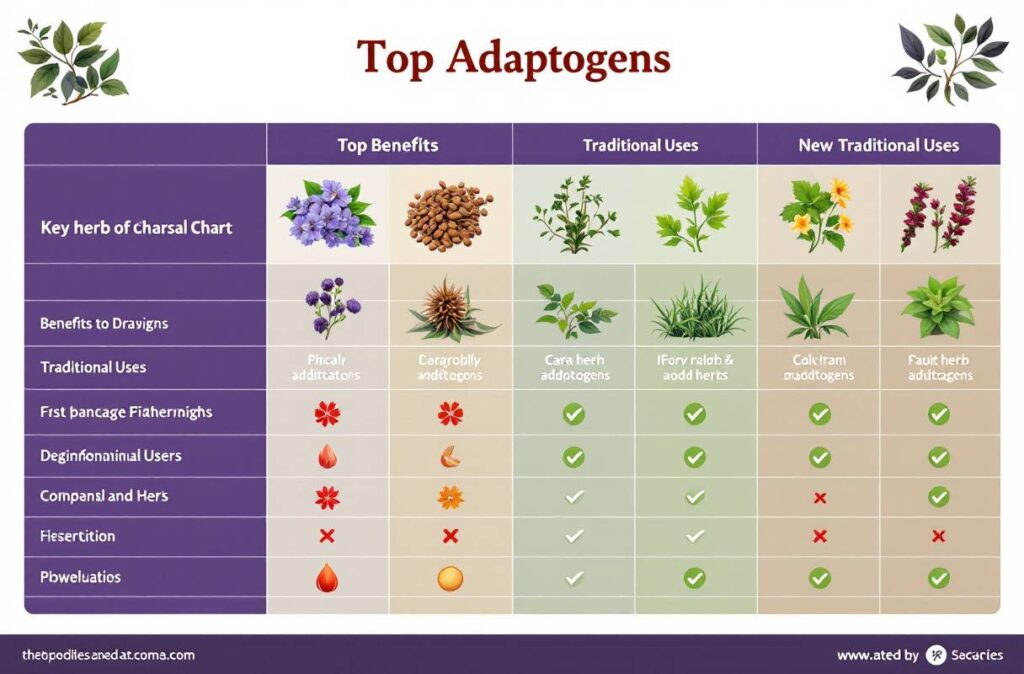 Popular Adaptogenic Herbs