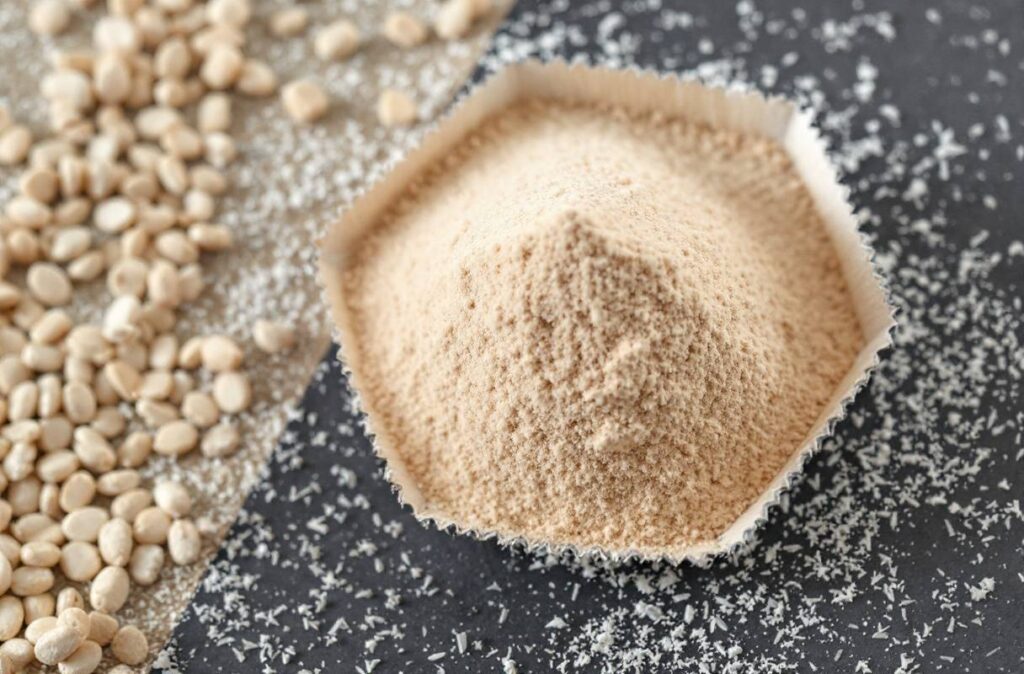 How does unflavored whey protein help with muscle growth